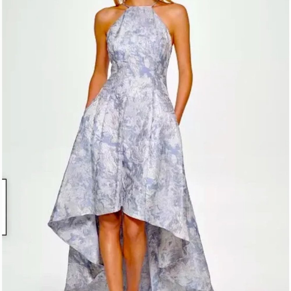 Calvin Klein High-Low Gown